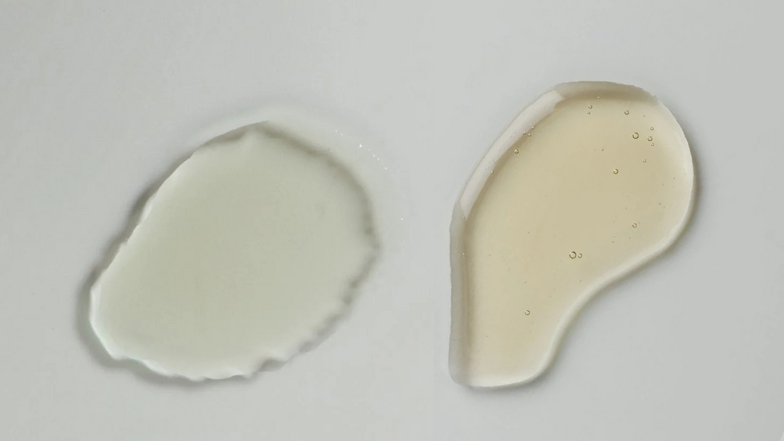 Glow Vitamin C Serum vs Prime Niacinamide Serum consistency comparison  