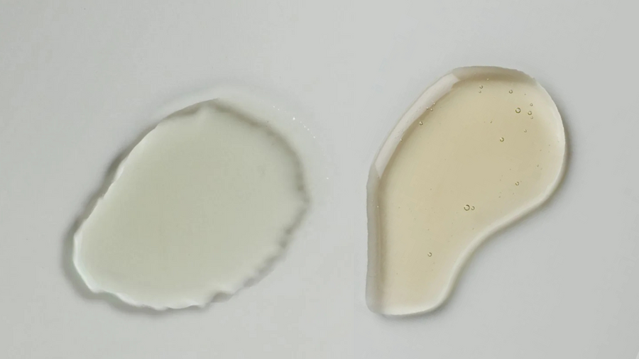 Glow Vitamin C Serum vs Prime Niacinamide Serum consistency comparison  